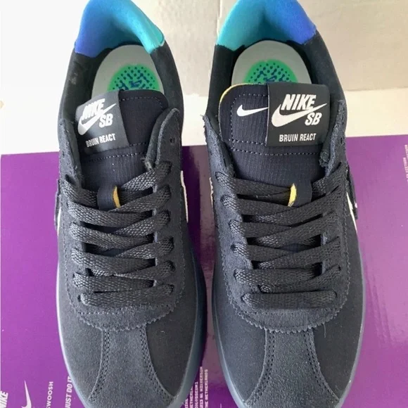 Nike SB Bruin React T Obsidian HyperJade Sz 6.5 Men / 8 Wm CV5980 400
